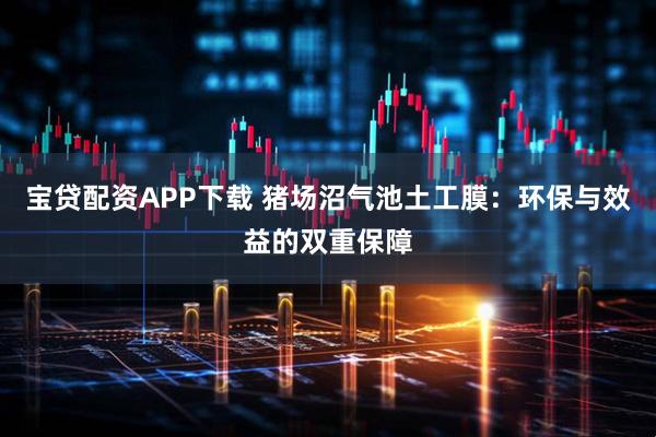 宝贷配资APP下载 猪场沼气池土工膜：环保与效益的双重保障